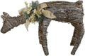 Northlight 38" LED DrinRattan Deer Fawn Christmas Outdoor Decoration | Fabric | 1 Pc.
