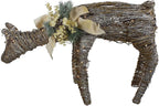 Northlight 38" LED DrinRattan Deer Fawn Christmas Outdoor Decoration | Fabric | 1 Pc.