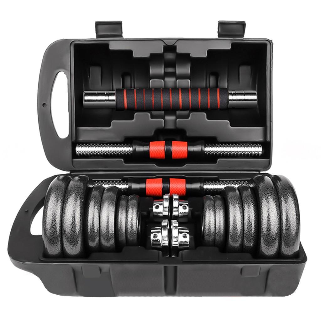 Adjustable Weights Dumbbells Set, Weights Set with Connecting Rod 30KG/66LB