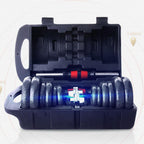 Adjustable Weights Dumbbells Set, Weights Set with Connecting Rod 30KG/66LB
