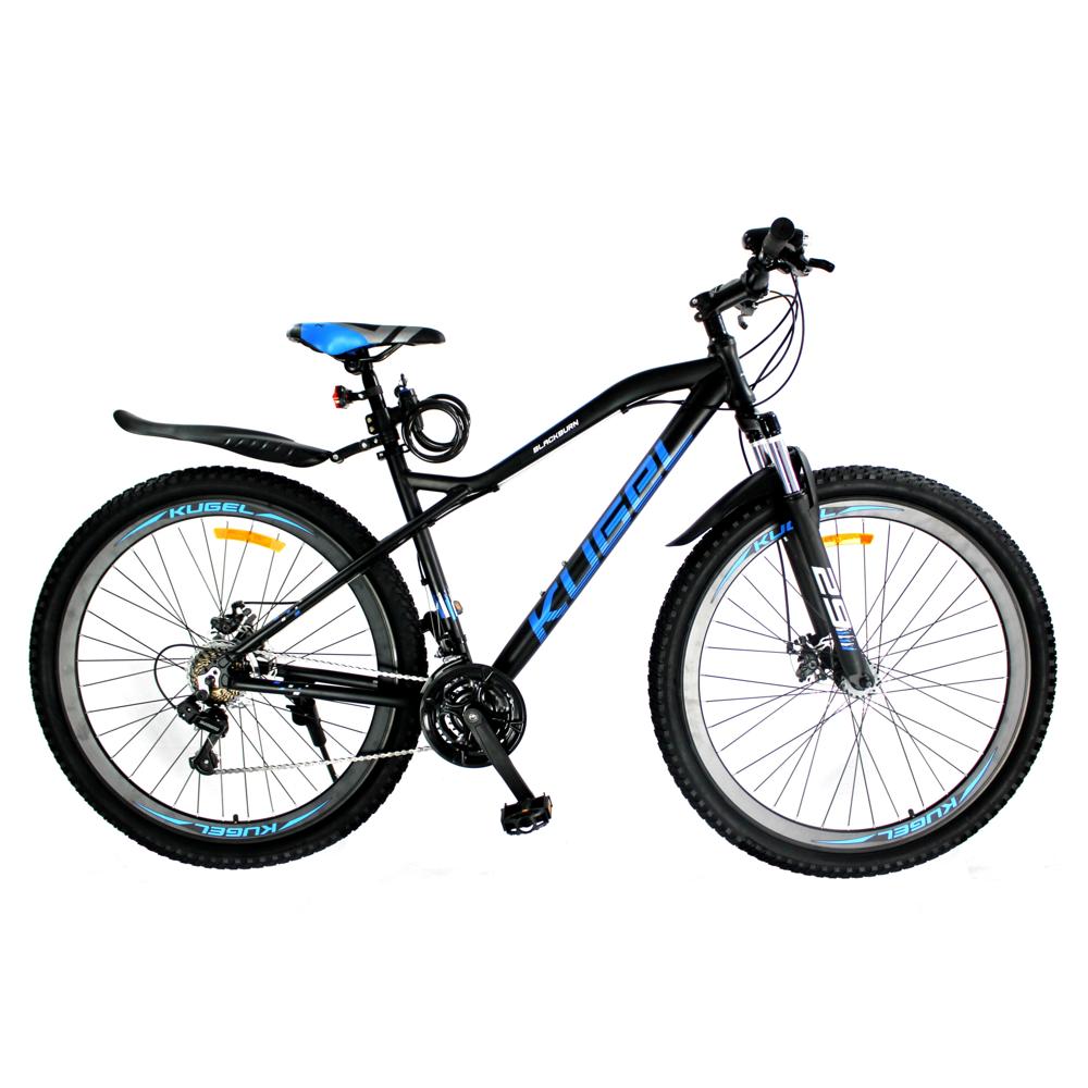 Bikes 29 In. Mountain Bike for Adults, 21 Speed Suspension Mountain Bicycle, Dual Disc Brake Aluminum Frame Cross-Country Bikes for Men and Women Black