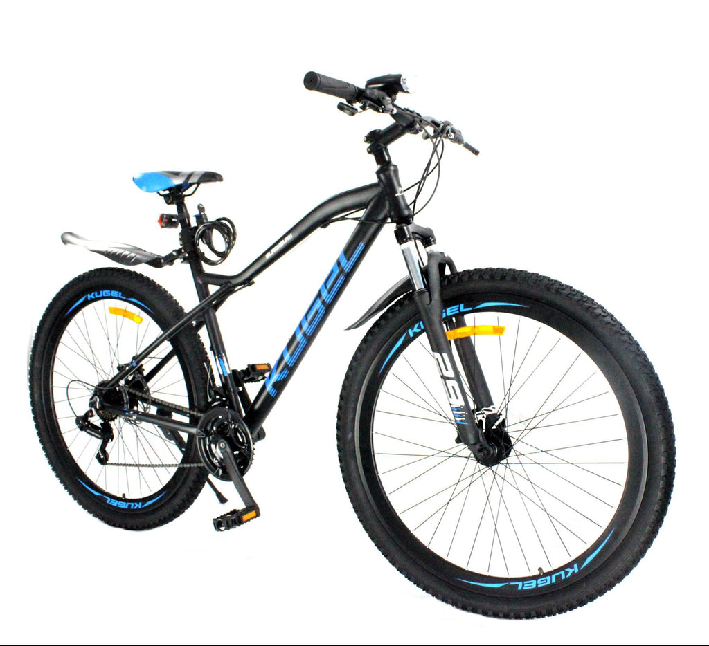 Bikes 29 In. Mountain Bike for Adults, 21 Speed Suspension Mountain Bicycle, Dual Disc Brake Aluminum Frame Cross-Country Bikes for Men and Women Black
