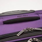 Sky Max 2.0 Softside Expandable Luggage with Spinner Wheels, Purple, Carry-on 21 Inch,40328280508