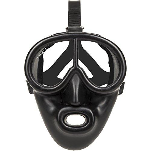 IST M37 PEGASUS Full Face Mask for Commercial Scuba Diving, Low Volume Gear with Octo Attachment (Rubber)