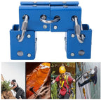 LYSOZ Rope Protection Wheel Frame,Outdoor Durable Metal Anti-wear Rock Wall Climbing Retaining Rope Protection Wheel Frame