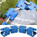 LYSOZ Rope Protection Wheel Frame,Outdoor Durable Metal Anti-wear Rock Wall Climbing Retaining Rope Protection Wheel Frame