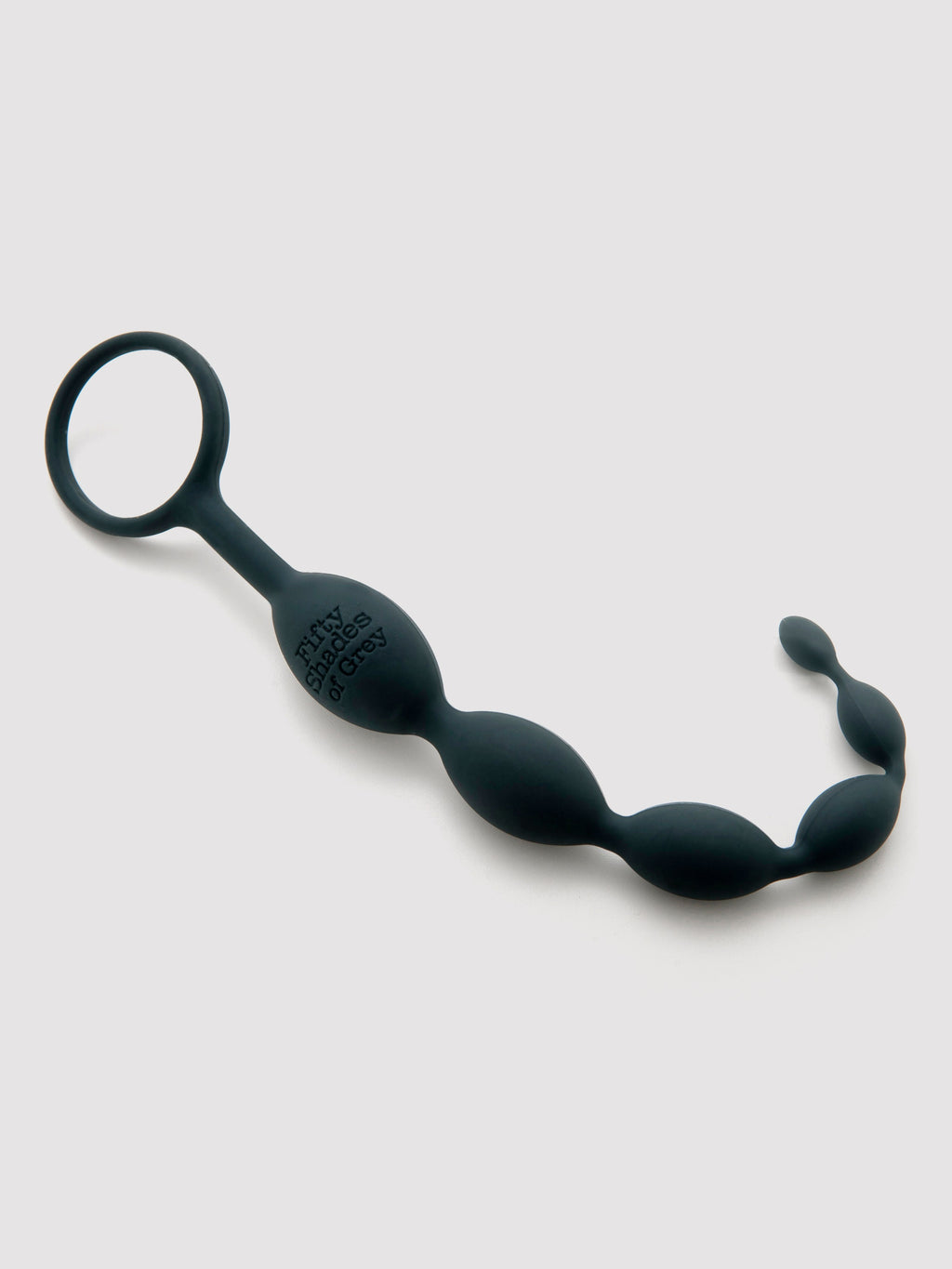 Fifty Shades of Grey Pleasure Intensified Silicone Anal Beads, Grey