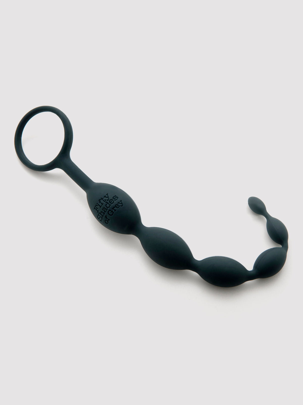 Fifty Shades of Grey Pleasure Intensified Silicone Anal Beads, Grey