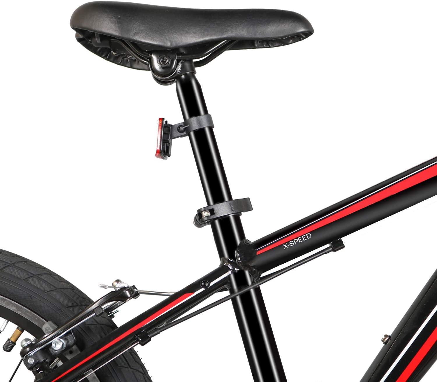 Coewske 20 Inch Kids Bike Enjoy-Style 6 Speed Mountain Bike with Kickstand Black