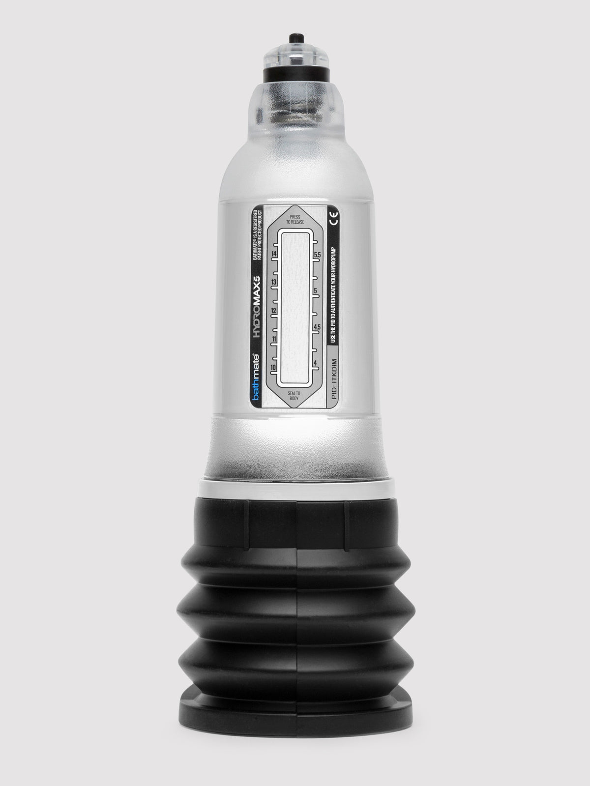 Bathmate HYDROMAX5 Penis Pump Clear 3-5 Inches, Clear