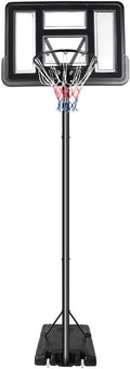 Portable 10ft Basketball Backboard Hoop &amp; Goal Net Set Professional Outdoor Basketball Stand Equipment with Wheels for Adults and Children,Adjustable High 2.3M-3.05M