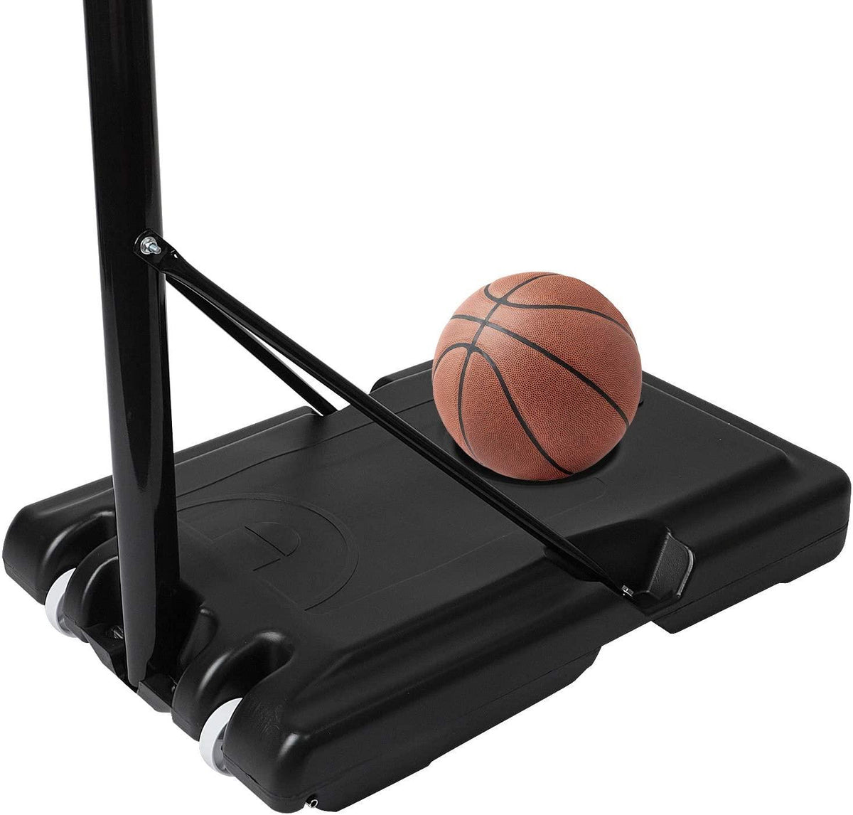 Portable 10ft Basketball Backboard Hoop &amp; Goal Net Set Professional Outdoor Basketball Stand Equipment with Wheels for Adults and Children,Adjustable High 2.3M-3.05M