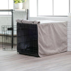 Bowsers Luxury Crate Cover, Large, Courtyard Grey