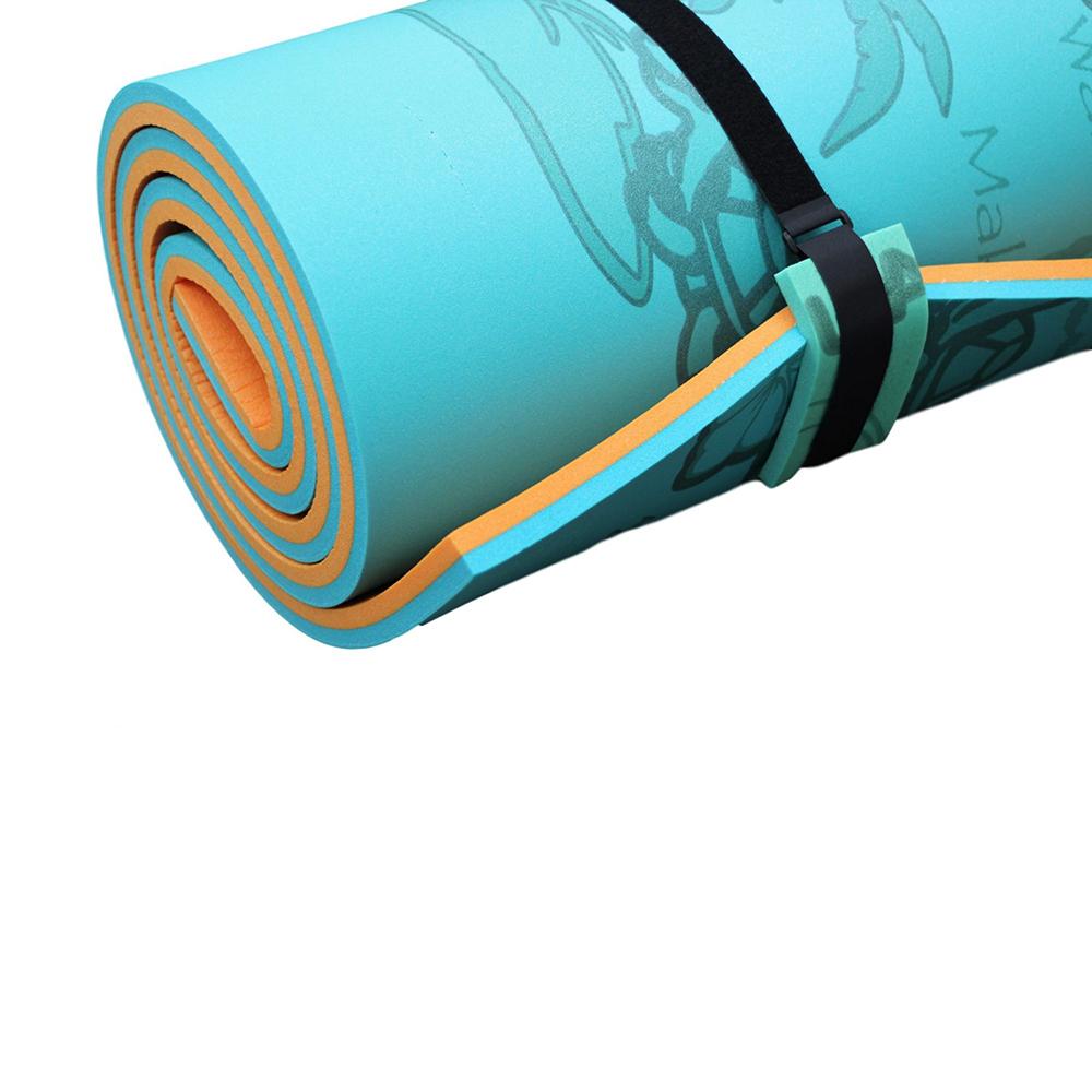 Aqua Lily Pad 14 Ft Maui Water Playground Floating Foam Island Mat, Orange/Teal and Dolphin Swimming Pool Noodle Foam Float,