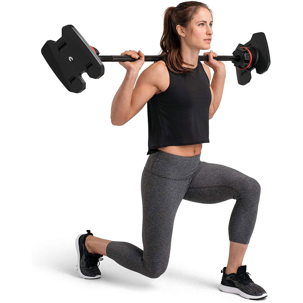 Bowflex SelectTech Barbell and Curl Bar Bundle with Full Body Barbell Stand