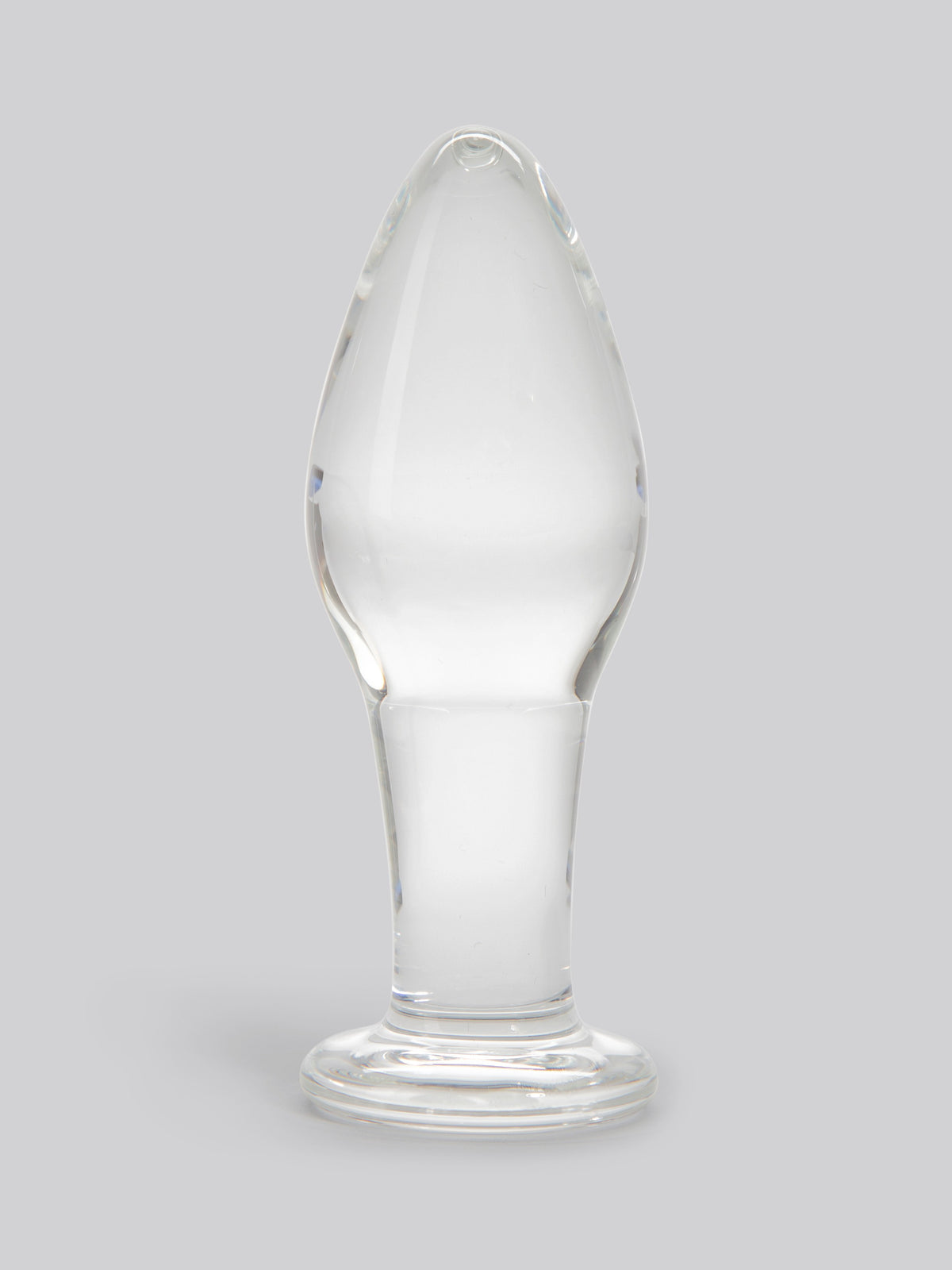 Lovehoney Pure Pleasure Sensual Glass Butt Plug, Clear