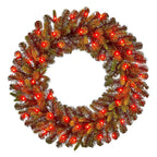 30 in Prelit Twinkly Swiss Mountain Wreath
