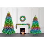 30 in Prelit Twinkly Swiss Mountain Wreath