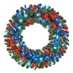 30 in Prelit Twinkly Swiss Mountain Wreath