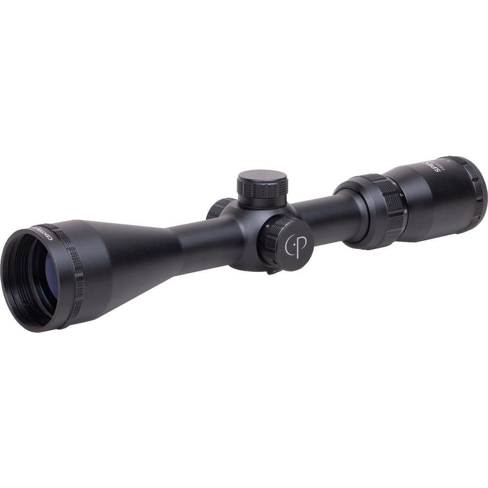 CenterPoint Spectrum 4-12 mm x 44 mm Riflescope with First Focal Plane Reticle and Side Focus Adjustment