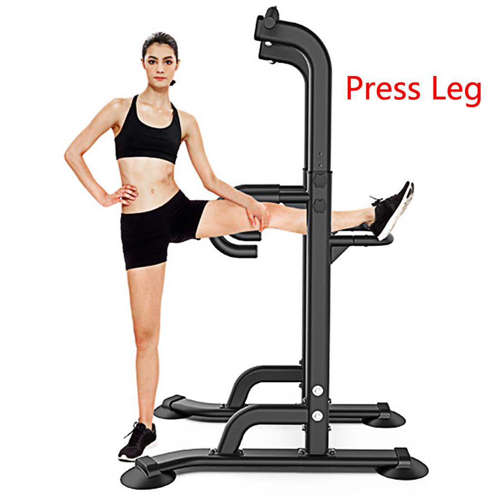 Pgyong Power Tower Dip Station Pull Up Bar for Home Gym Strength Training Workout Equipment, 440LBS, Black