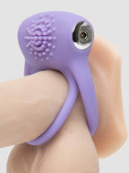 Lovehoney Luxury 12 Function Rechargeable Silicone Love Ring, Purple