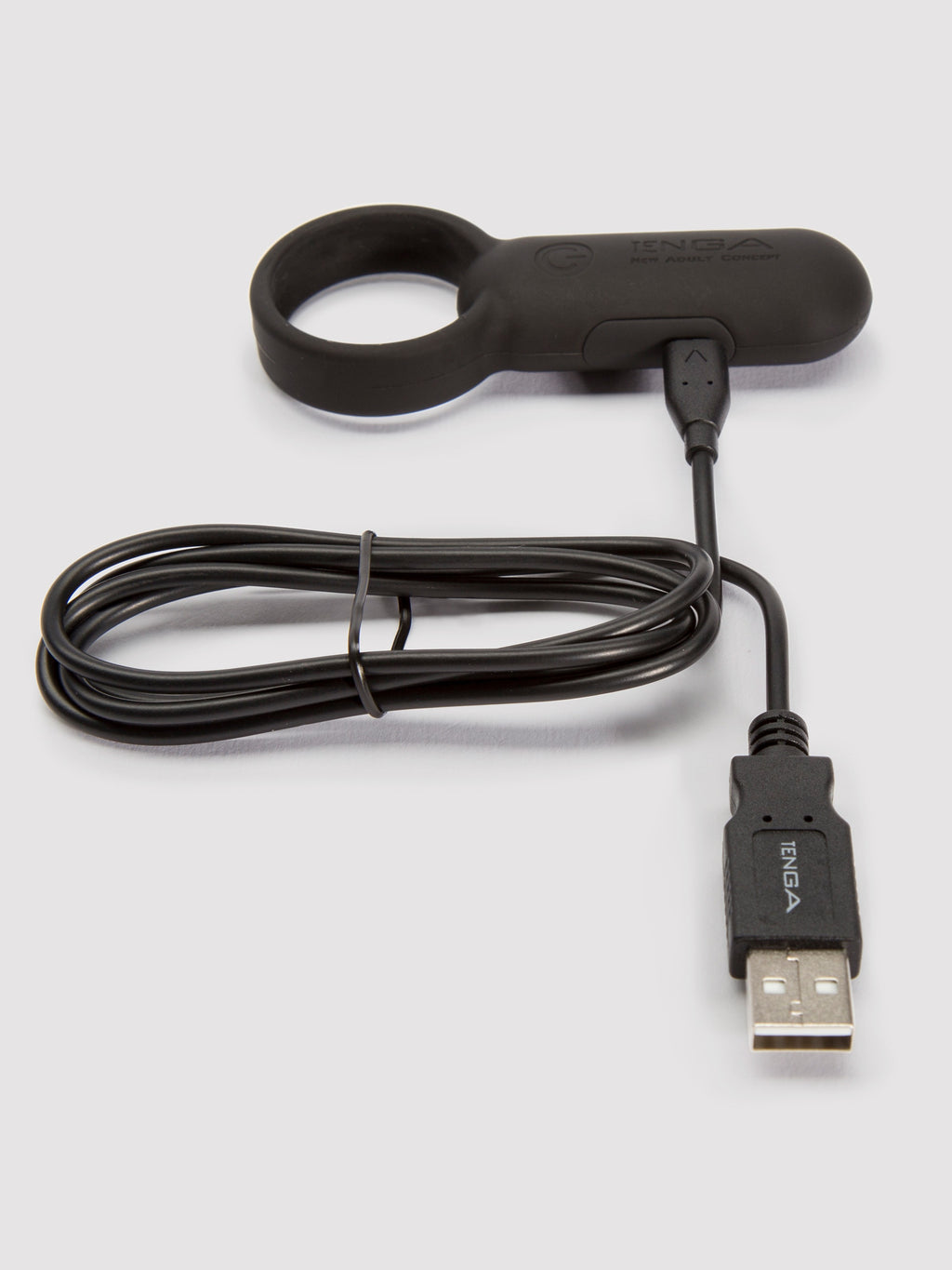 TENGA SVR Smart Vibe Ring Rechargeable Vibrating Cock Ring, Black