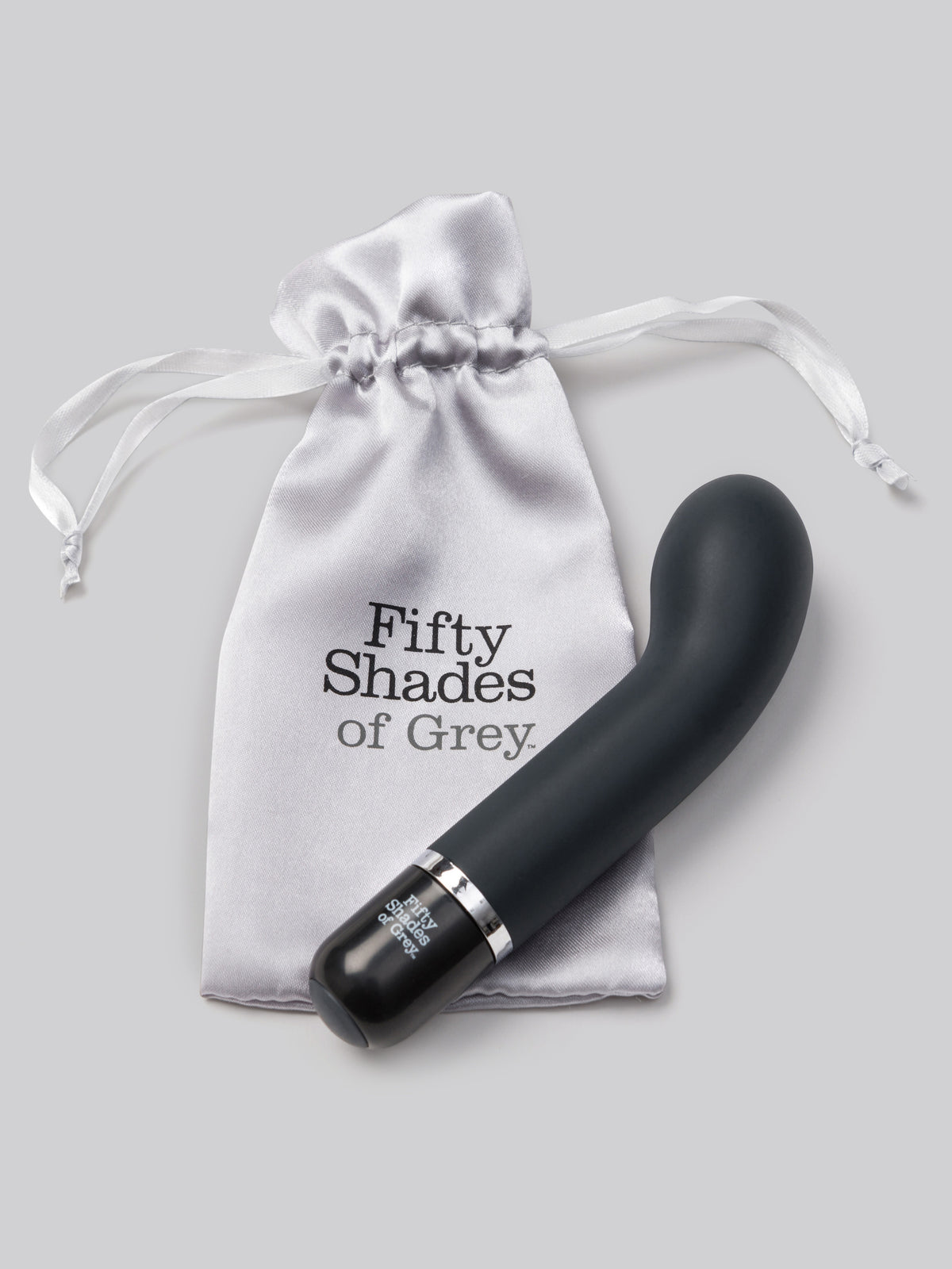 Fifty Shades of Grey Insatiable Desire Mini Silicone G-Spot Vibrator, Grey