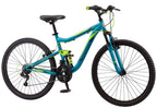 Mongoose Status 2.2 Bicycle-Color: Teal, Size: 26 In. , Style: Women's Full/Susp