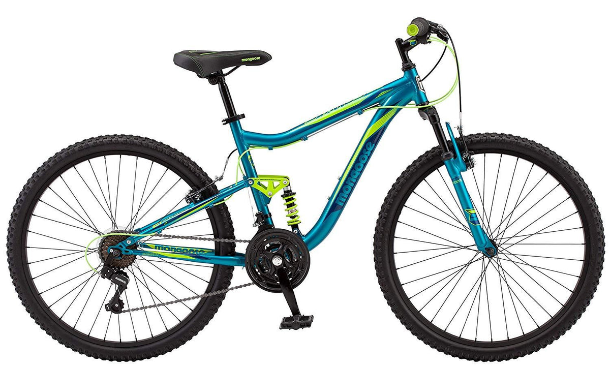 Mongoose Status 2.2 Bicycle-Color: Teal, Size: 26 In. , Style: Women's Full/Susp