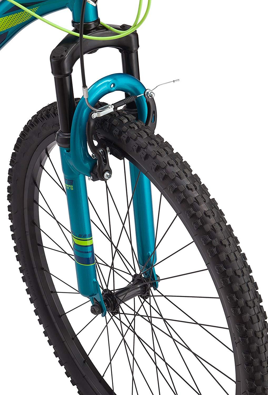 Mongoose Status 2.2 Bicycle-Color: Teal, Size: 26 In. , Style: Women's Full/Susp