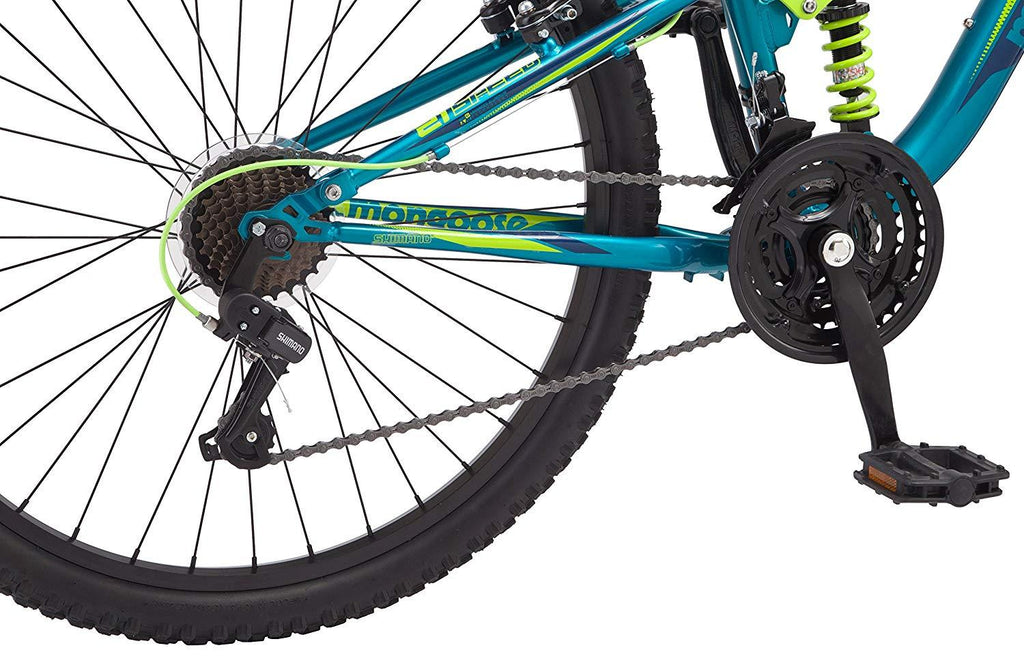 Mongoose Status 2.2 Bicycle-Color: Teal, Size: 26 In. , Style: Women's Full/Susp
