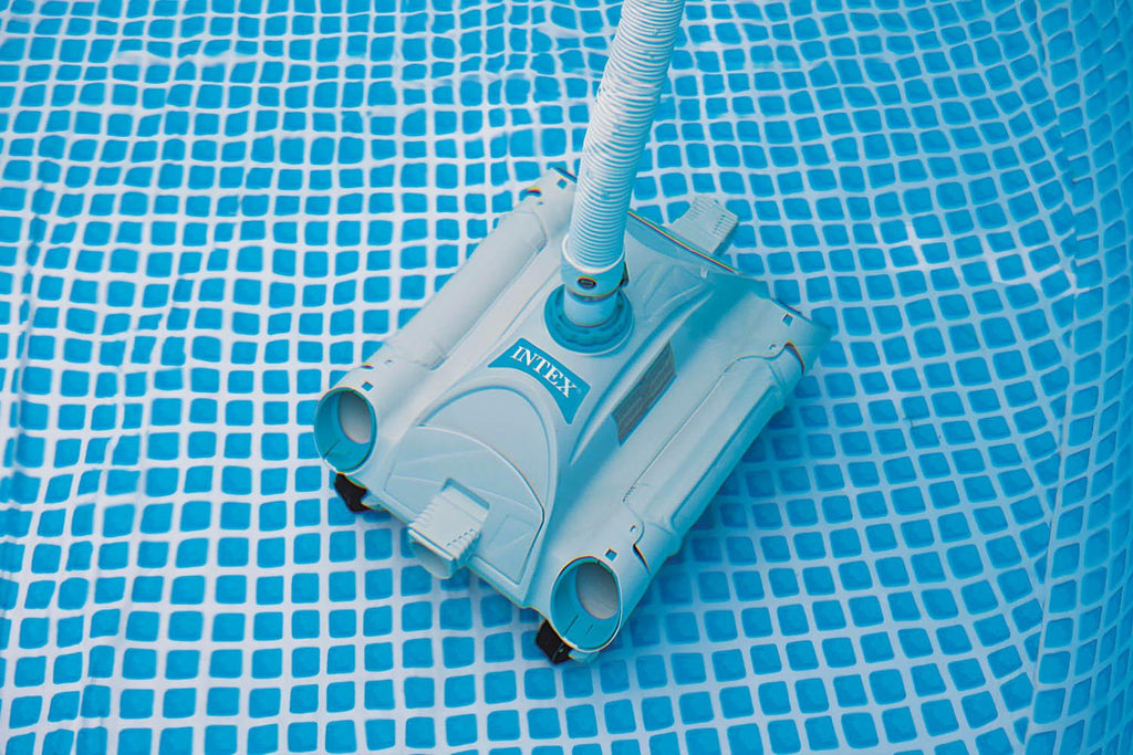 intex automatic above-ground pool vacuum (2 pack) w/ automatic skimmer