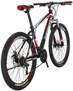 Eurobike Bikes X1 27.5 Inches Wheels 21 Speed Mountain Bike Dual Disc Brake Bicycle