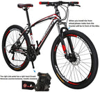 Eurobike Bikes X1 27.5 Inches Wheels 21 Speed Mountain Bike Dual Disc Brake Bicycle