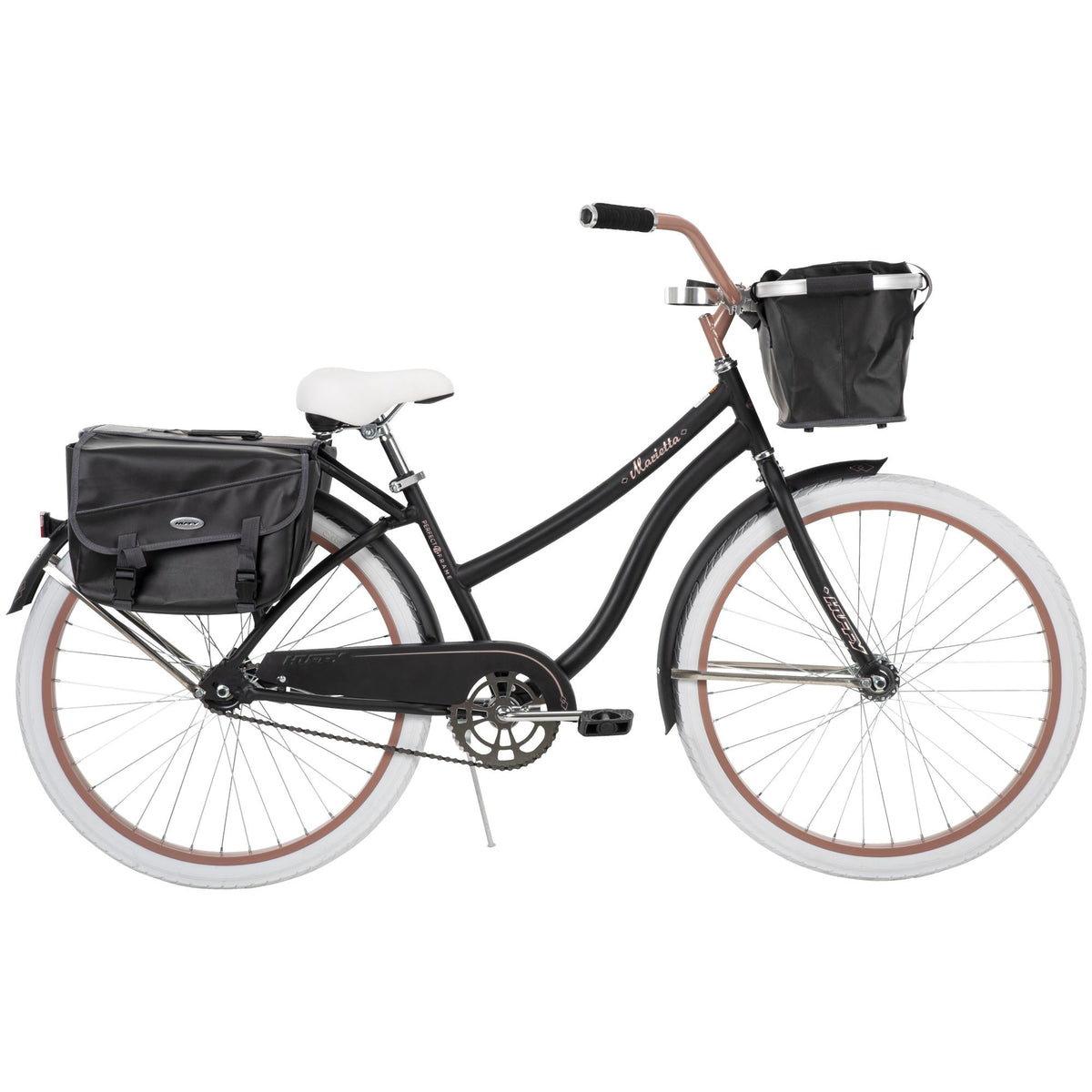 Huffy 26 In. Marietta Women’s Comfort Cruiser Bike, Black
