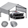 Robot Mower Gara+ Waterproof Cover, 32"x30"x26" | Heavy Steel Frame | Thickened 600D Oxford Fabric Sun Resistant Dustproof Shelter, Fits , , Segway, WORX, , &amp; more