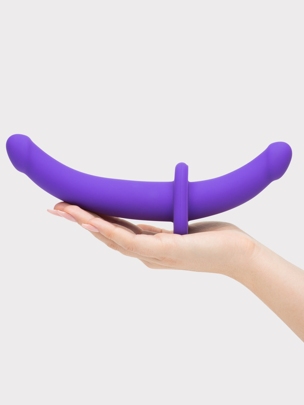 Lovehoney Double Take Double-Ended Strap-On Dildo, Purple