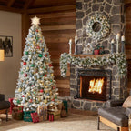 7.5 ft Alta Flocked Christmas Tree