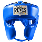 Cleto Reyes Cheek Protection Boxing Headgear - Small (up to 21") - Blue