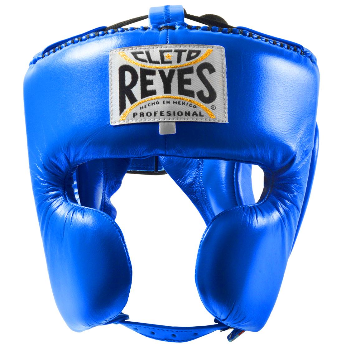Cleto Reyes Cheek Protection Boxing Headgear - Small (up to 21") - Blue