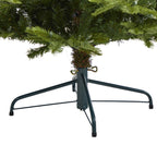 Nearly Natural Clear Prelit Incandescent Green Decorated Spruce Christmas Tree, 6'
