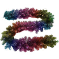 Kurt Adler Twinkly 9 Foot LED App Controlled Lighted Garland, Multicolor