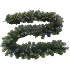 Kurt Adler Twinkly 9 Foot LED App Controlled Lighted Garland, Multicolor