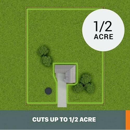 WR155 20V LANDROID L 1/2-Acre Cordless Robotic Mower - 6.0Ah Battery