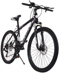 Bike for Men 26 Inch Adult Bike Men's Mountain Bike 21-Speed  Dual Disc Brakes Full Suspension Non-Slip MTB Aluminum Road Bicycle City Urban Commuters Mens Bicycle for Adults Men Women Teens
