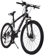 Bike for Men 26 Inch Adult Bike Men's Mountain Bike 21-Speed  Dual Disc Brakes Full Suspension Non-Slip MTB Aluminum Road Bicycle City Urban Commuters Mens Bicycle for Adults Men Women Teens
