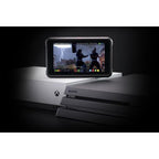 Atomos  V 5" 4K HDMI Recording Monitor Bundle Includes Crucial MX500 500GB Solid State Drive, Microphone, HDMI Cable, LED Light, V Flash Bracket, HDMI Cable and Swivel Ball Mount Adapter