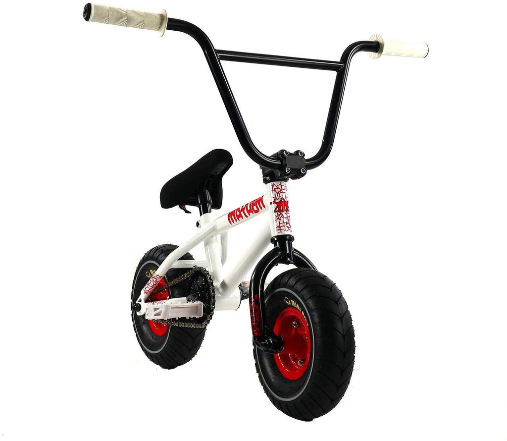 Mayhem Riot Mini BMX Bike (Shocker White/Matte Black)