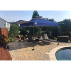SX170 10 ft. x 10 ft. Blue/Graphite Instant Canopy with Dual Half Awnings
